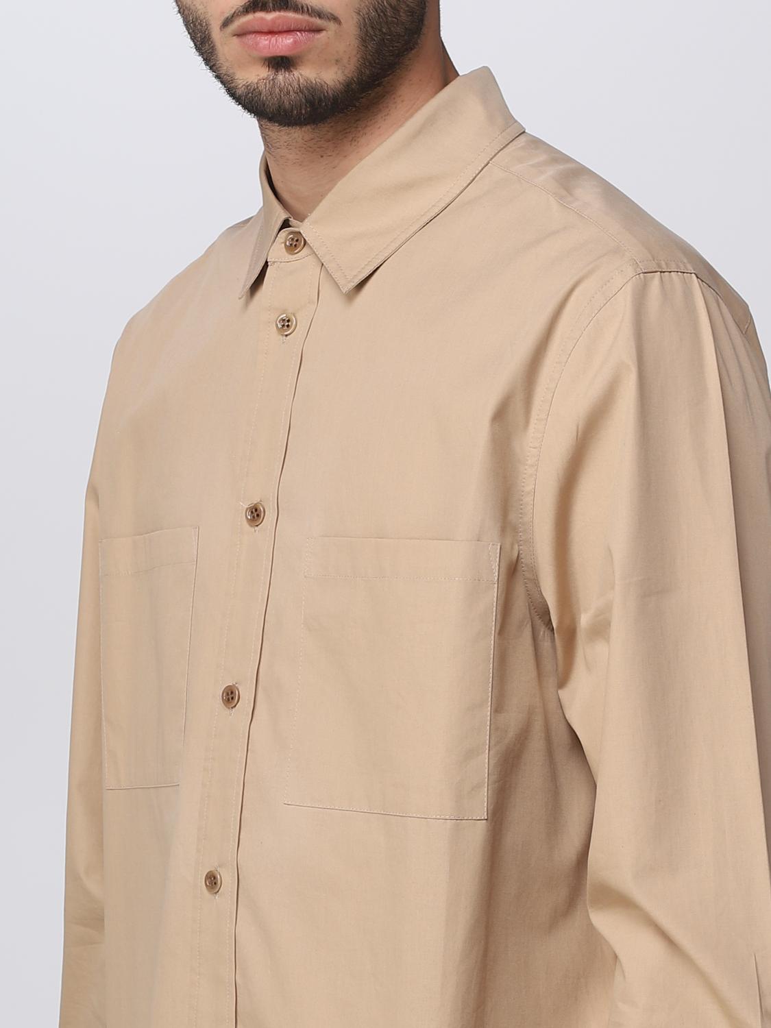 IH NOM UH NIT CAMICIA: Camicia Ih Nom Uh Nit in cotone, Beige - Img 3