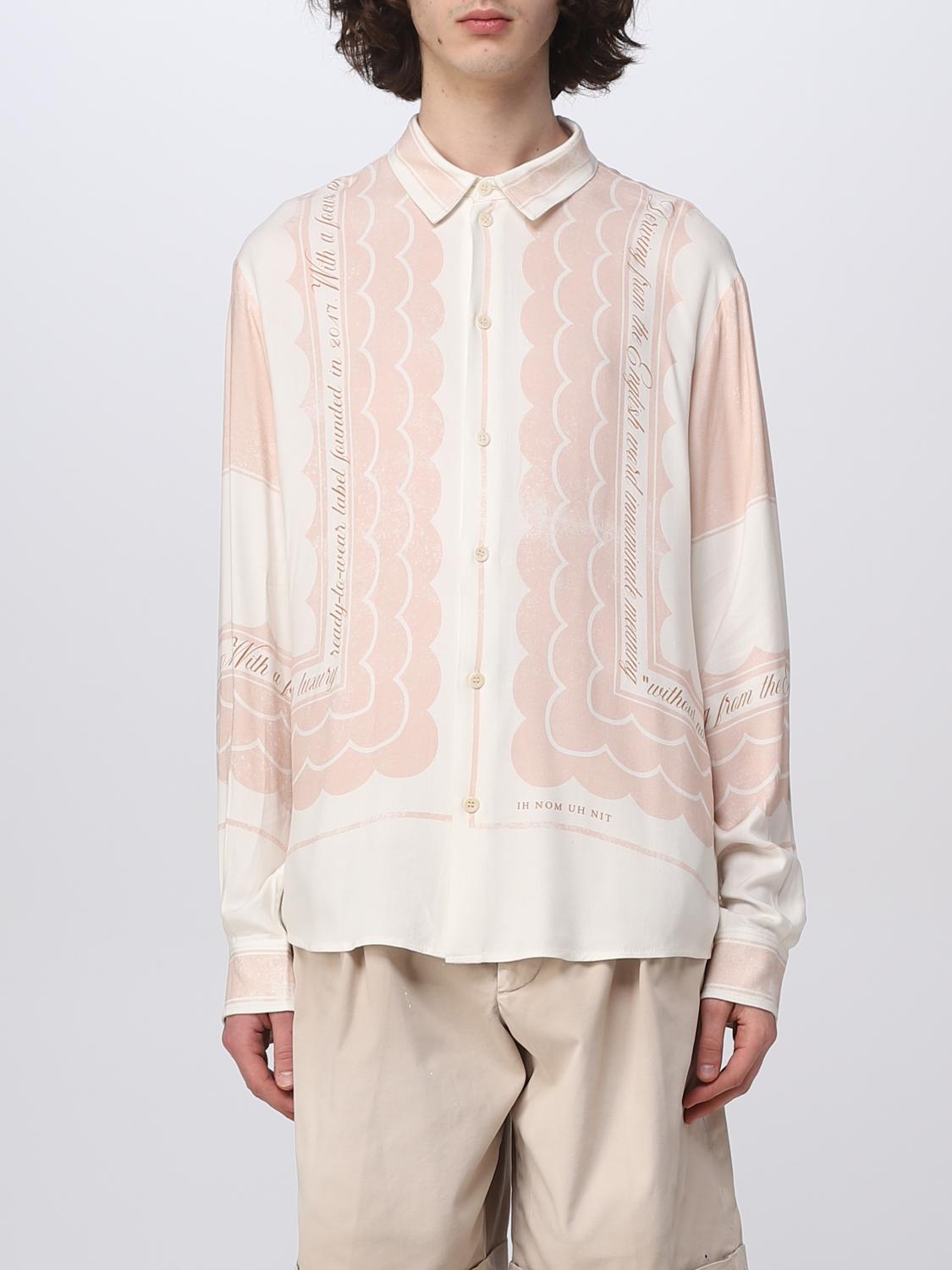 IH NOM UH NIT CAMICIA: Camicia Ih Nom Uh Nit in viscosa, Rosa - Img 1