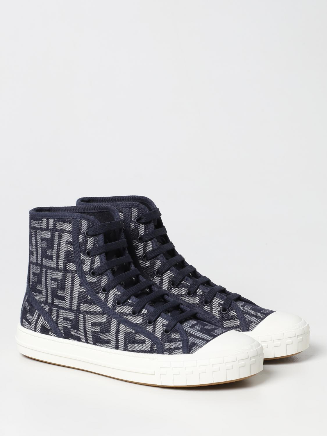 FENDI SNEAKERS: Sneakers men Fendi, Denim - Img 2
