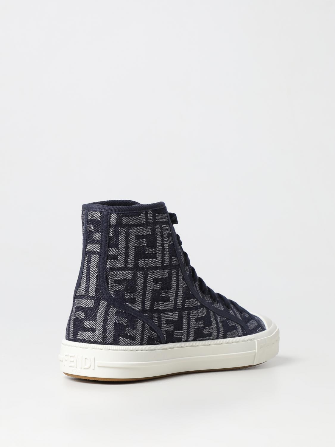 FENDI SNEAKERS: Sneakers men Fendi, Denim - Img 3