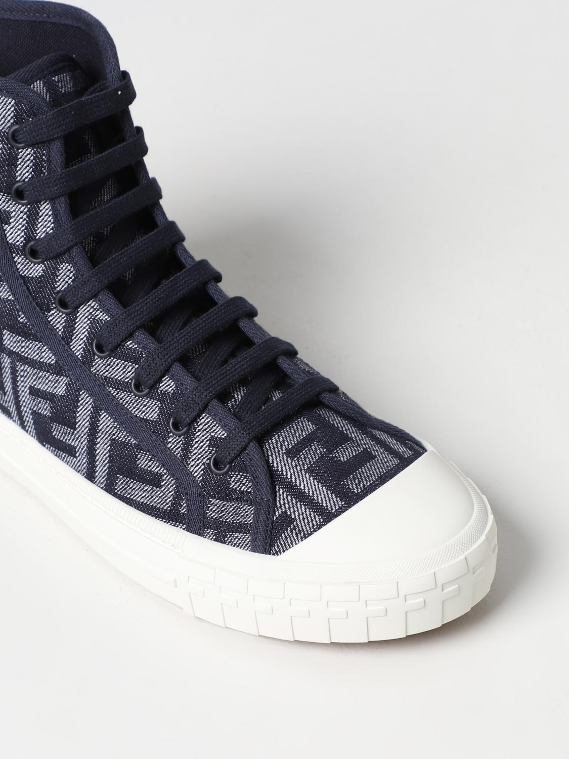 FENDI SNEAKERS: Sneakers men Fendi, Denim - Img 4