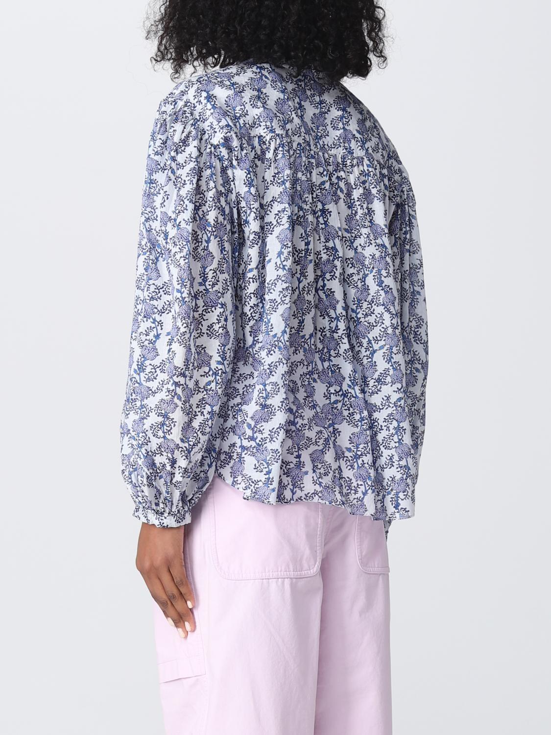 ISABEL MARANT ETOILE CAMISA: Camisa mujer Isabel Marant Etoile, Azul Oscuro - Img 3
