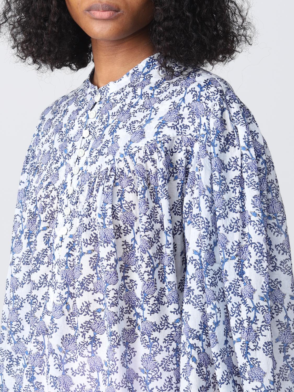 ISABEL MARANT ETOILE CAMISA: Camisa mujer Isabel Marant Etoile, Azul Oscuro - Img 4