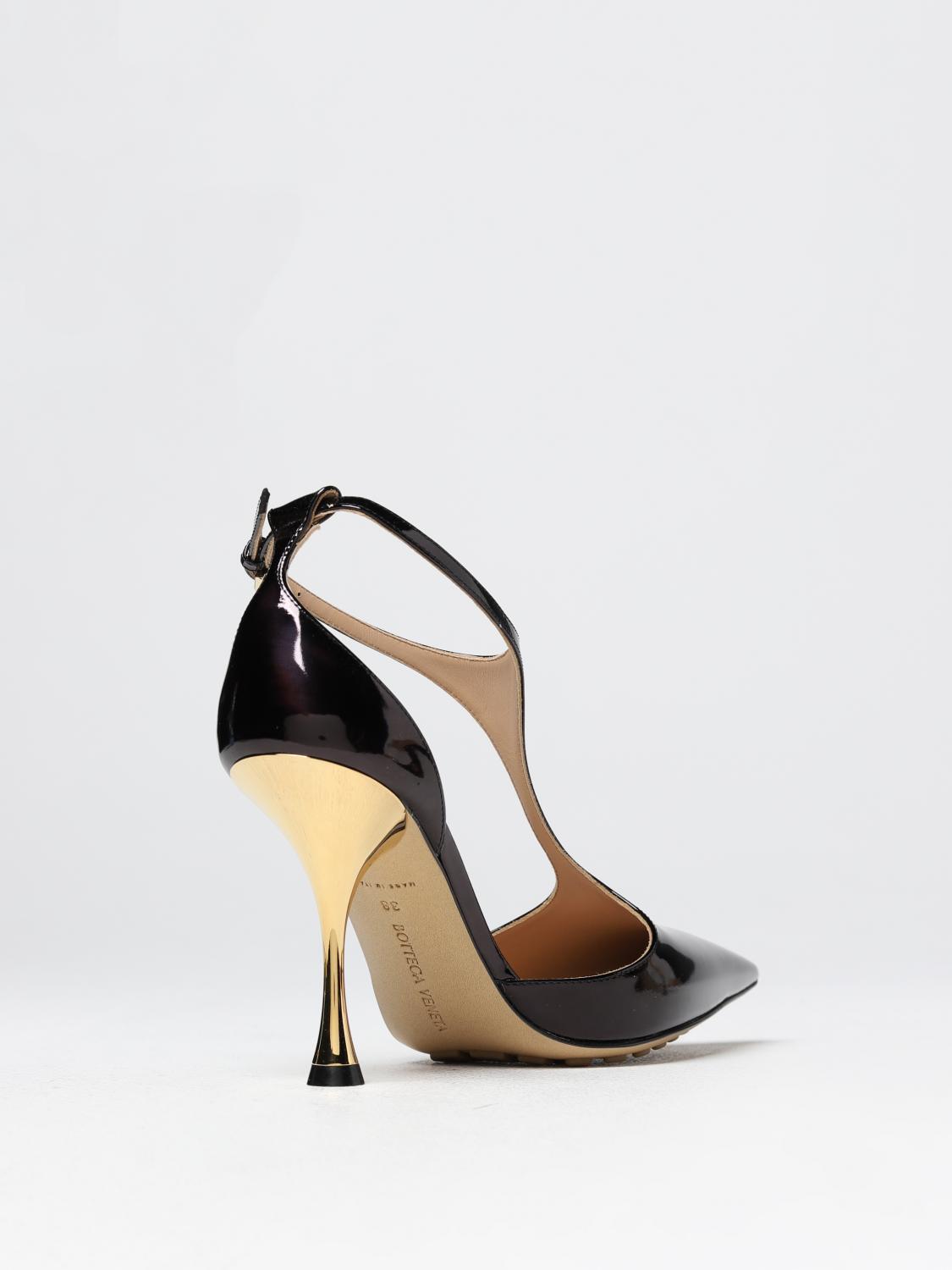 BOTTEGA VENETA HIGH HEEL SHOES: Bottega Veneta leather pumps, Black - Img 3