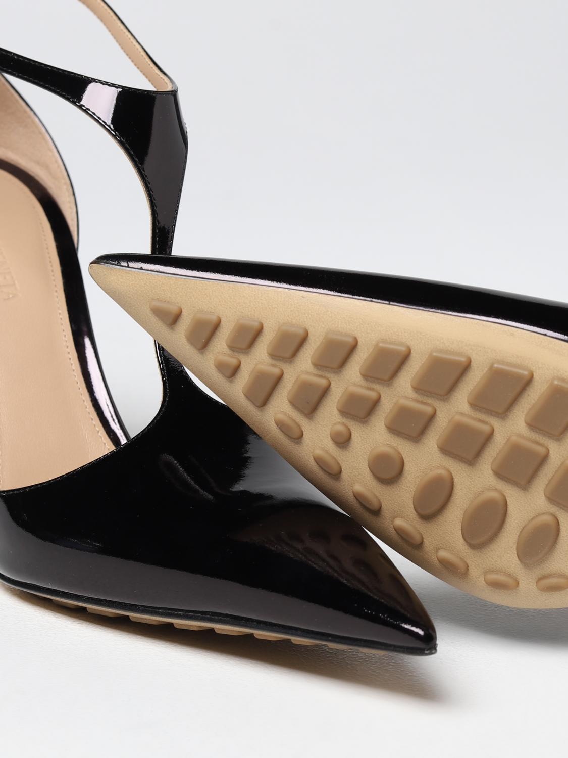 BOTTEGA VENETA HIGH HEEL SHOES: Bottega Veneta leather pumps, Black - Img 4