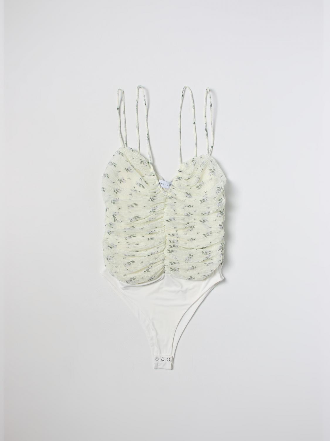 WEILI ZHENG TOP: Body mujer Weili Zheng, Violeta - Img 2