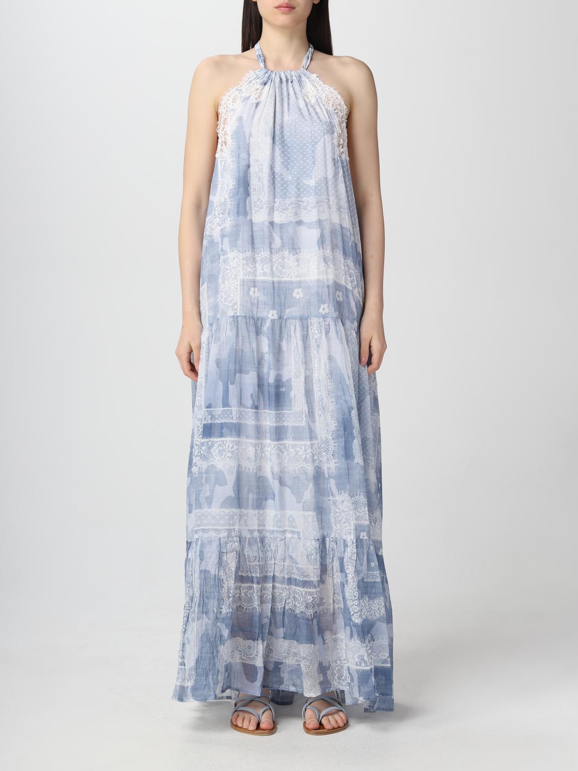 ERMANNO FIRENZE KLEID: Kleid damen Ermanno Firenze, Hellblau - Img 1