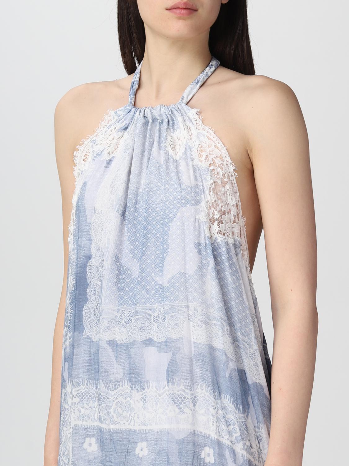 ERMANNO FIRENZE KLEID: Kleid damen Ermanno Firenze, Hellblau - Img 3