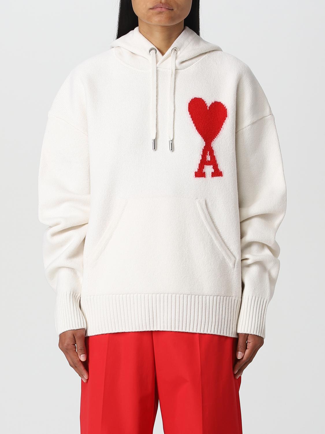 AMI PARIS: Sweatshirt woman - White | Ami Paris sweatshirt