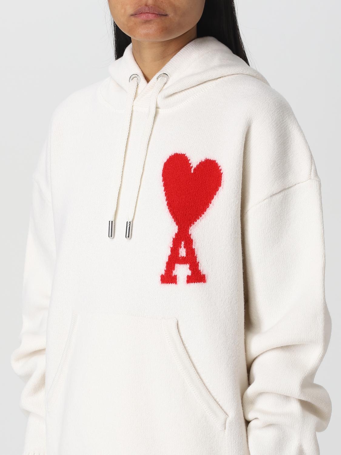 Sweater AMI Large A Heart Crew Knit UKS002-018-084 | FLEXDOG