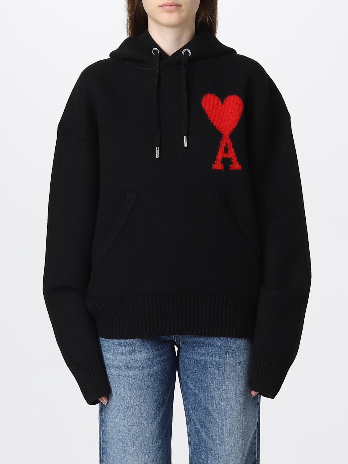 Sweater AMI Large A Heart Crew Knit UKS002-018-084 | FLEXDOG