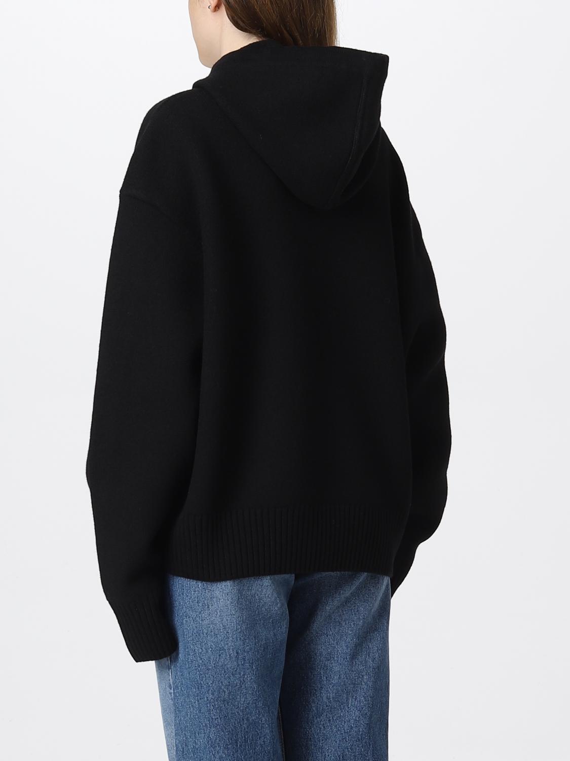 AMI PARIS SUDADERA: Sudadera mujer Ami Paris, Negro - Img 2