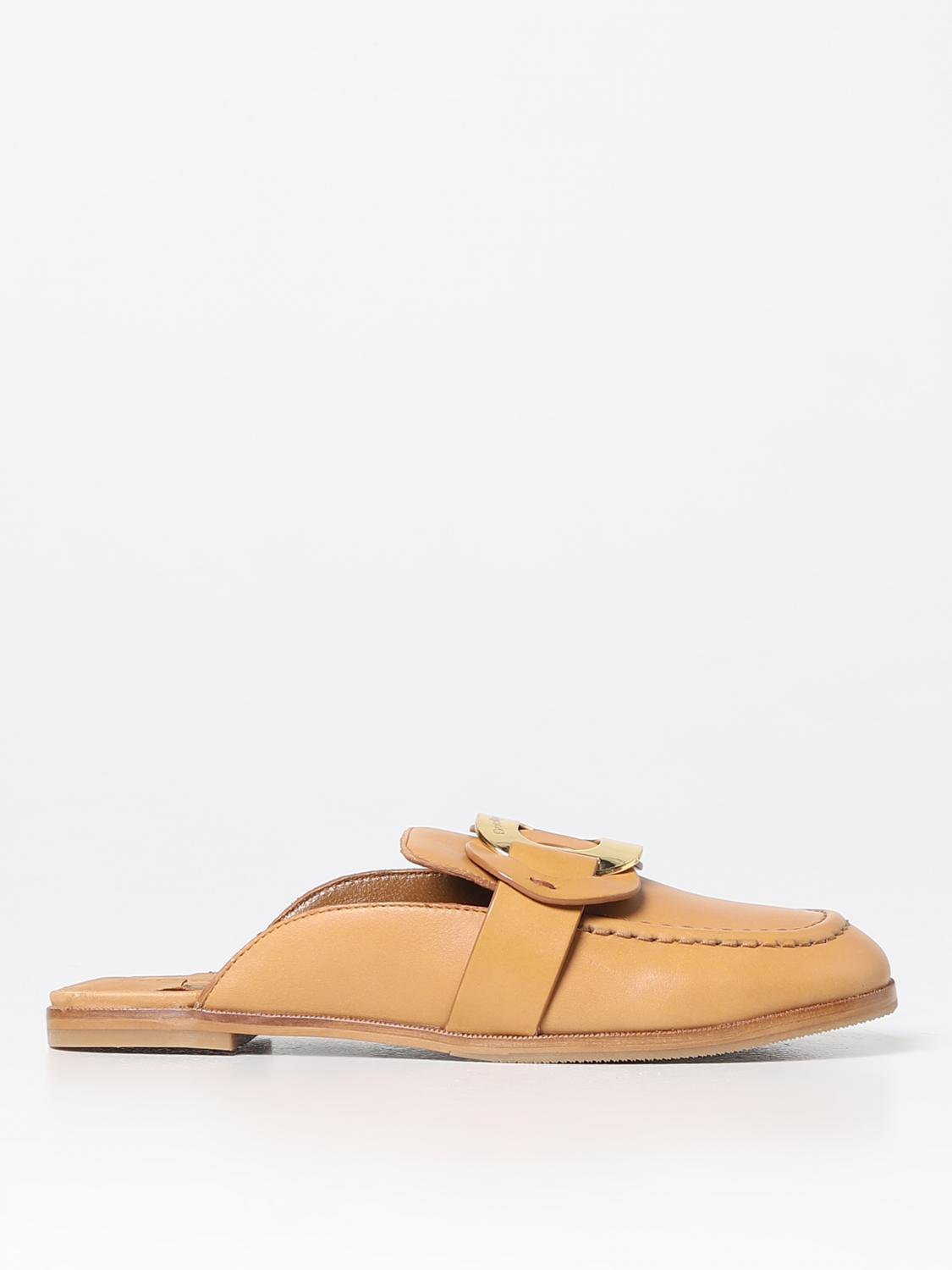 SEE BY CHLOÉ FLACHE SCHUHE: Flache sandalen damen See by ChloÉ, Braun - Img 1