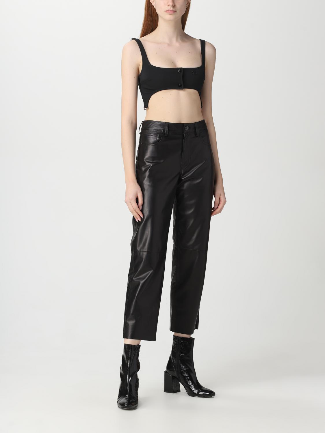 COURRÈGES TOP: Top e bluse donna CourrÈges, Nero - Img 2