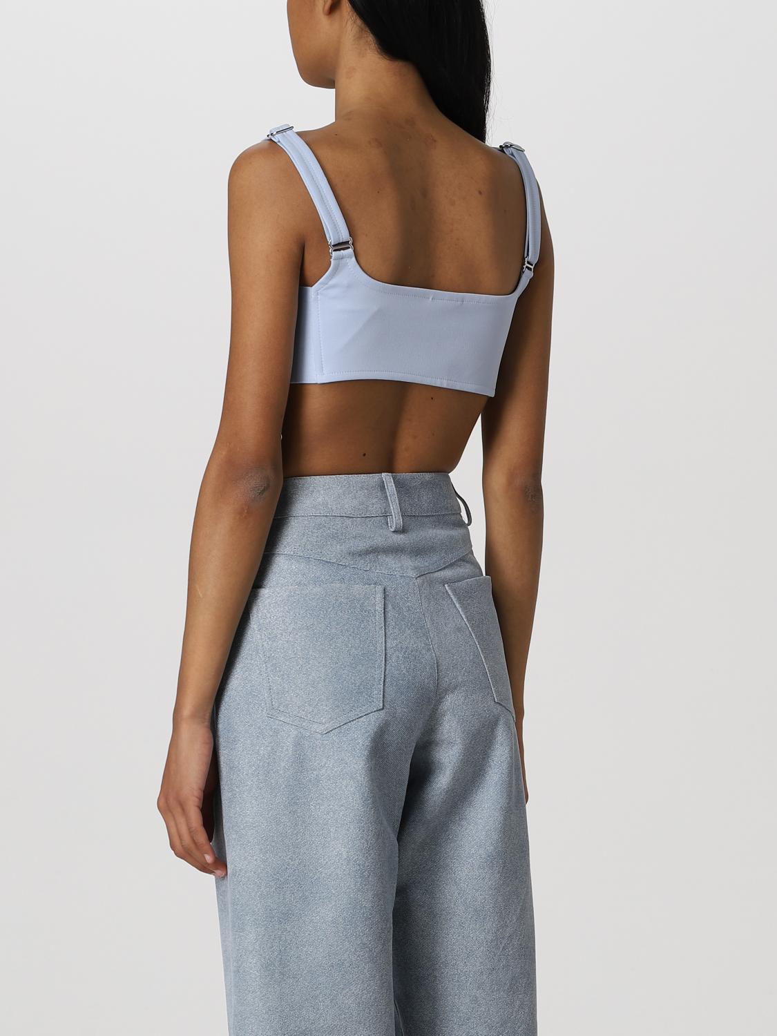 COURRÈGES TOP: Top mujer CourrÈges, Azul Oscuro - Img 3