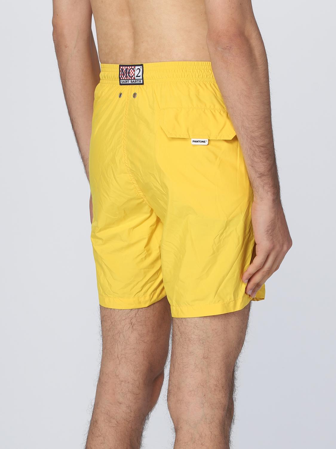 MC2 SAINT BARTH SWIMSUIT: Swimsuit men Mc2 Saint Barth, Yellow - Img 3