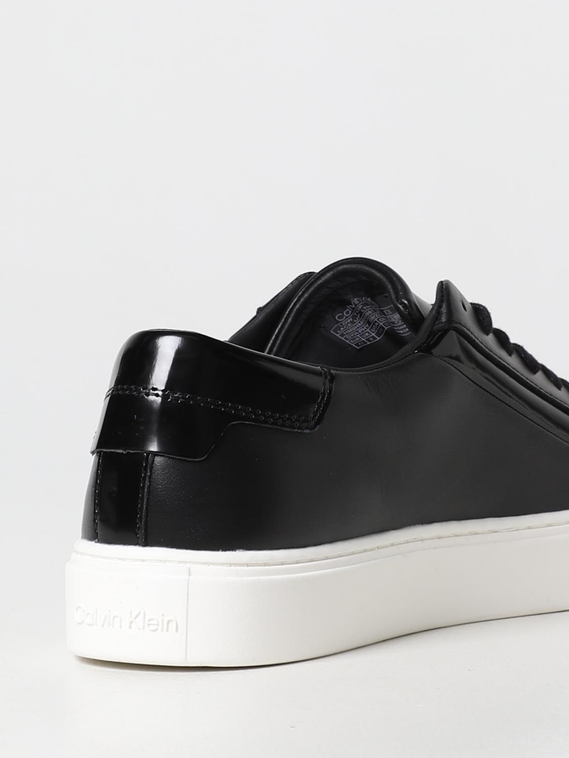CALVIN KLEIN SNEAKERS: Sneakers Calvin Klein in pelle, Nero - Img 3