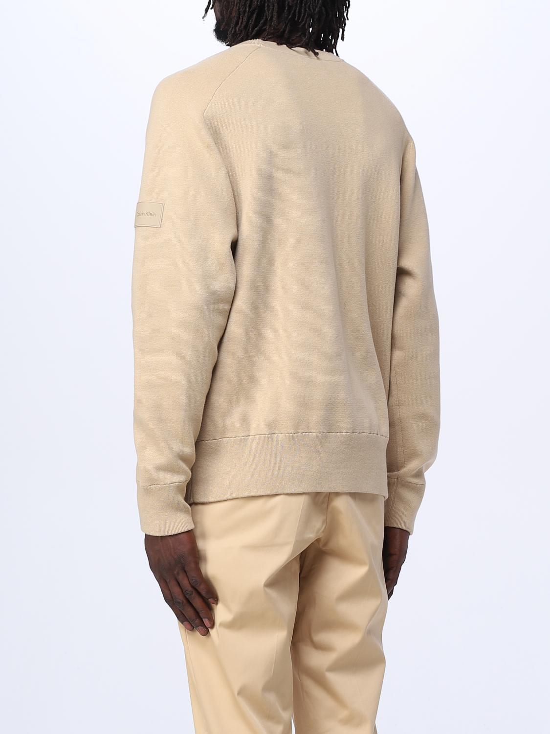 CALVIN KLEIN PULL: Pull homme Calvin Klein, Beige - Img 3
