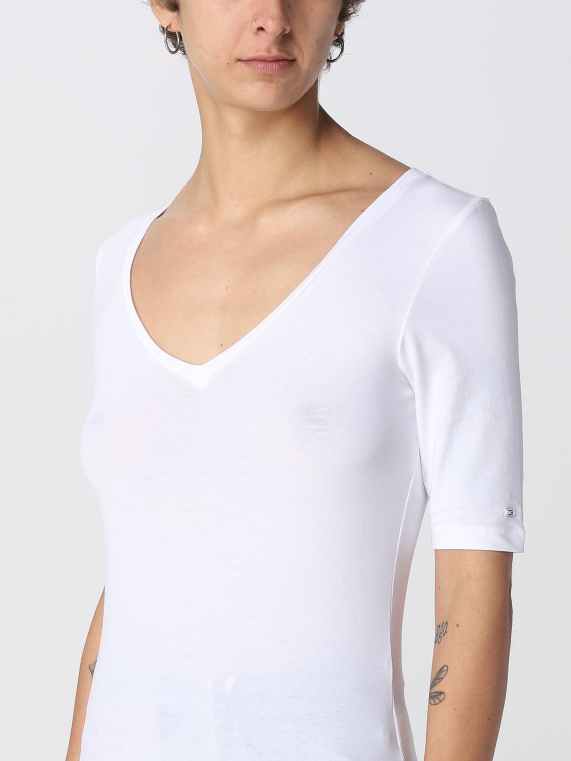 TOMMY HILFIGER T-SHIRT: Pull femme Tommy Hilfiger, Blanc - Img 3