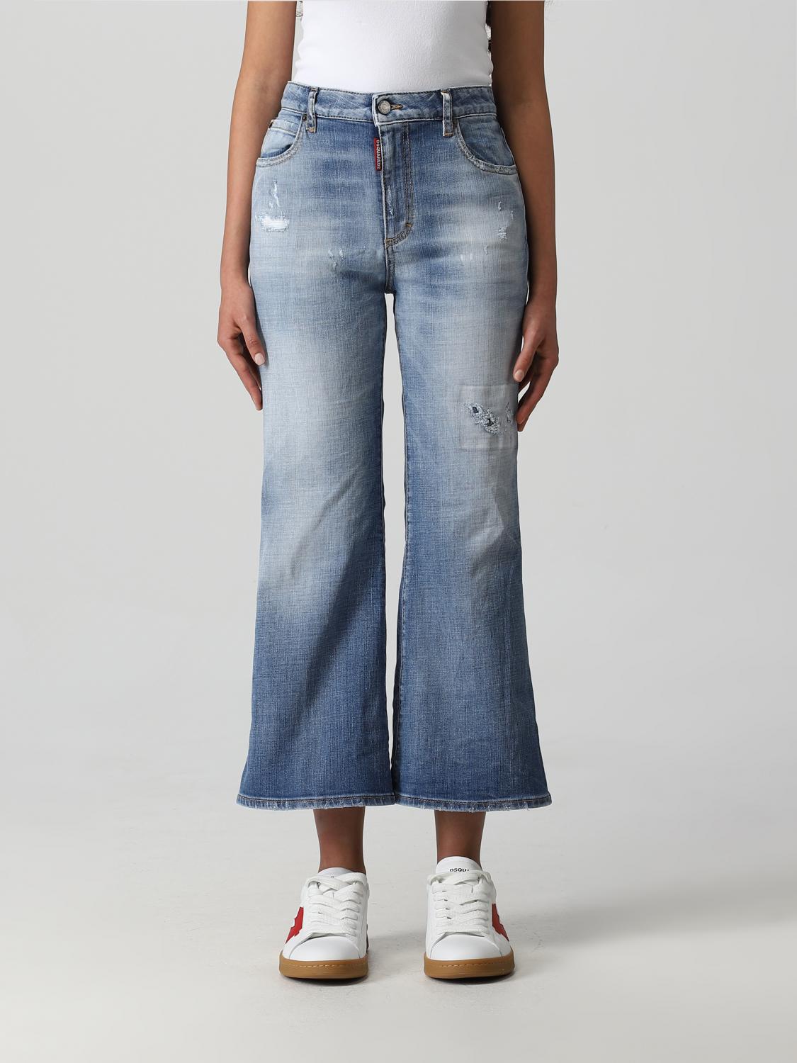 DSQUARED2 JEANS: Jeans Dsquared2 in denim, Blue Navy - Img 1