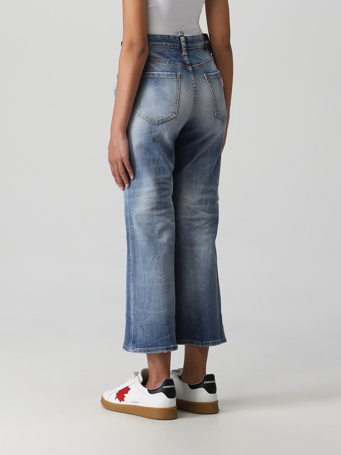 DSQUARED2 JEANS: Jeans Dsquared2 in denim, Blue Navy - Img 3