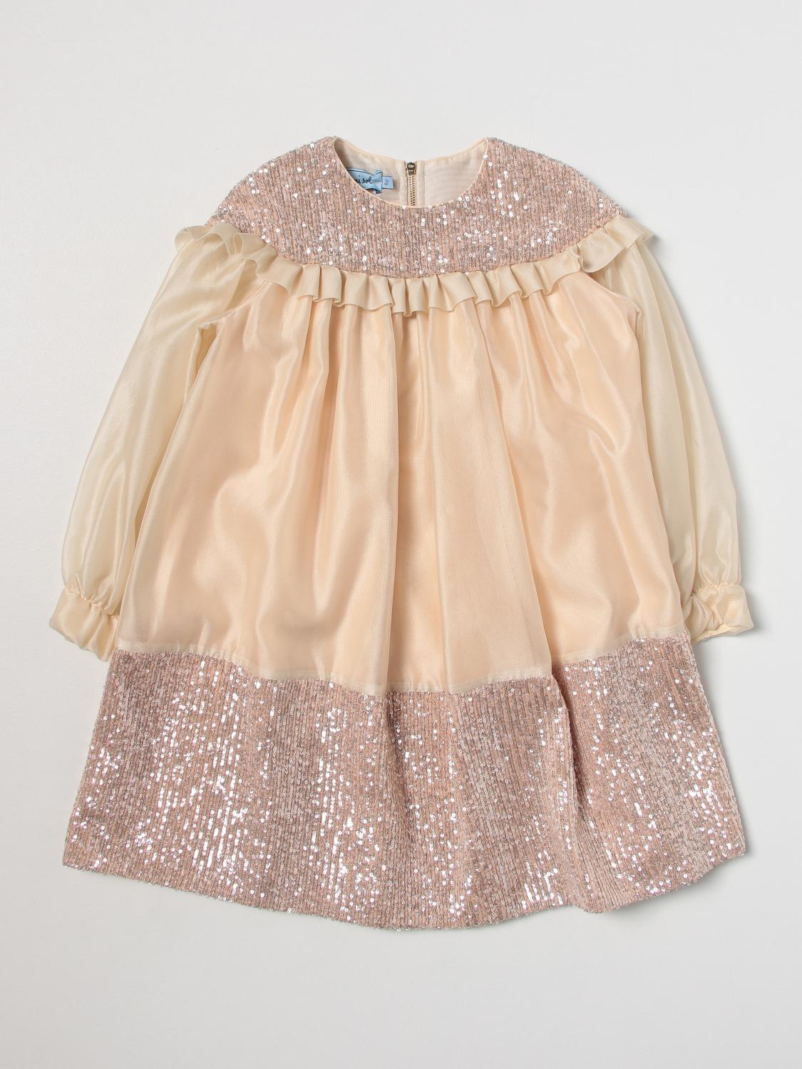 MI MI SOL VESTIDO: Vestido niños Mi Mi Sol, Rosa - Img 1