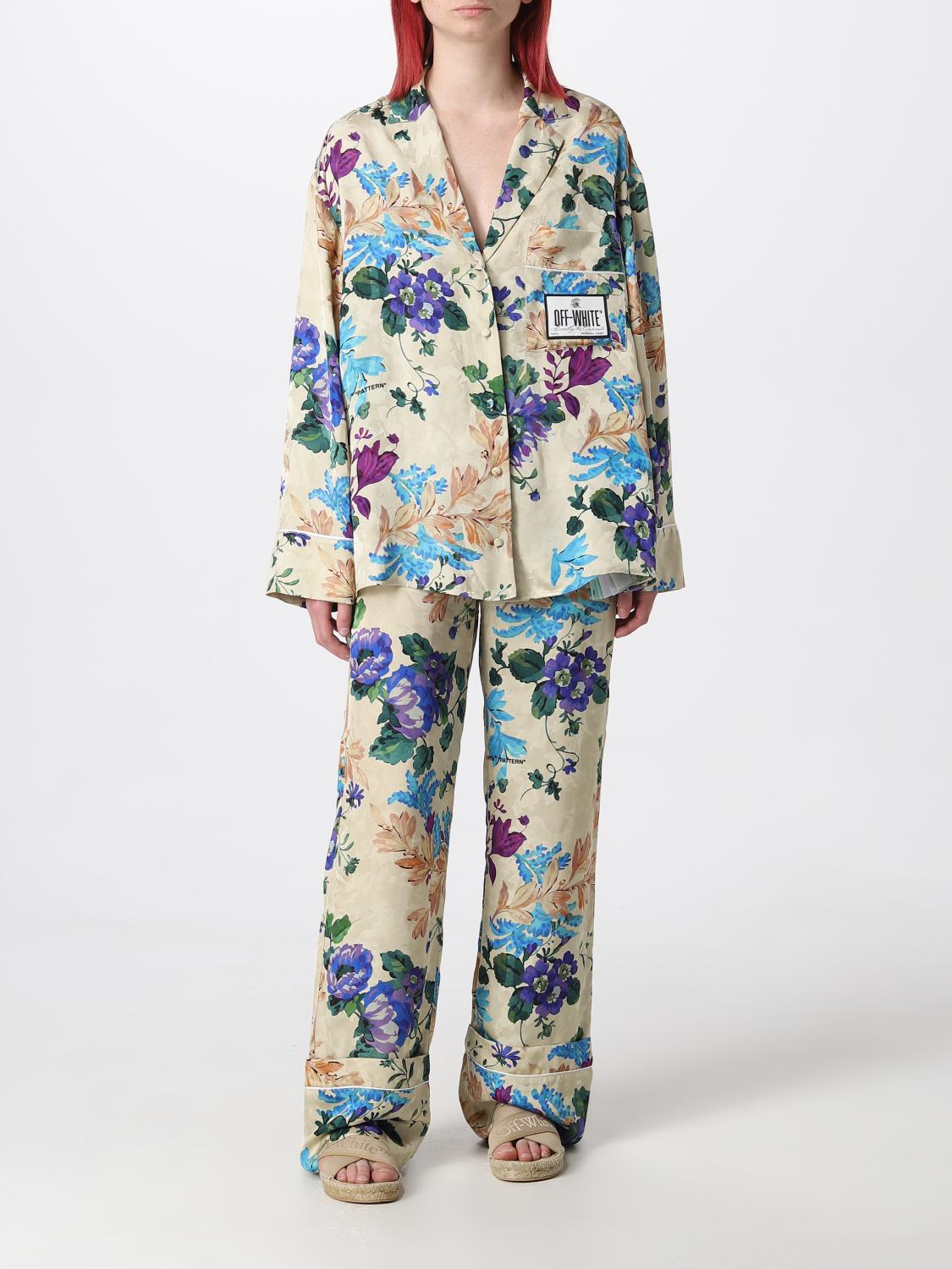 OFF-WHITE HEMDBLUSE: Hemdbluse damen Off-white, Sand - Img 2
