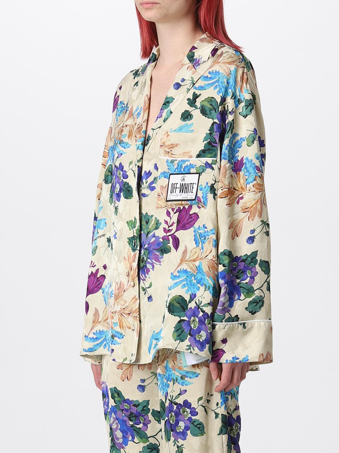 OFF-WHITE HEMDBLUSE: Hemdbluse damen Off-white, Sand - Img 4