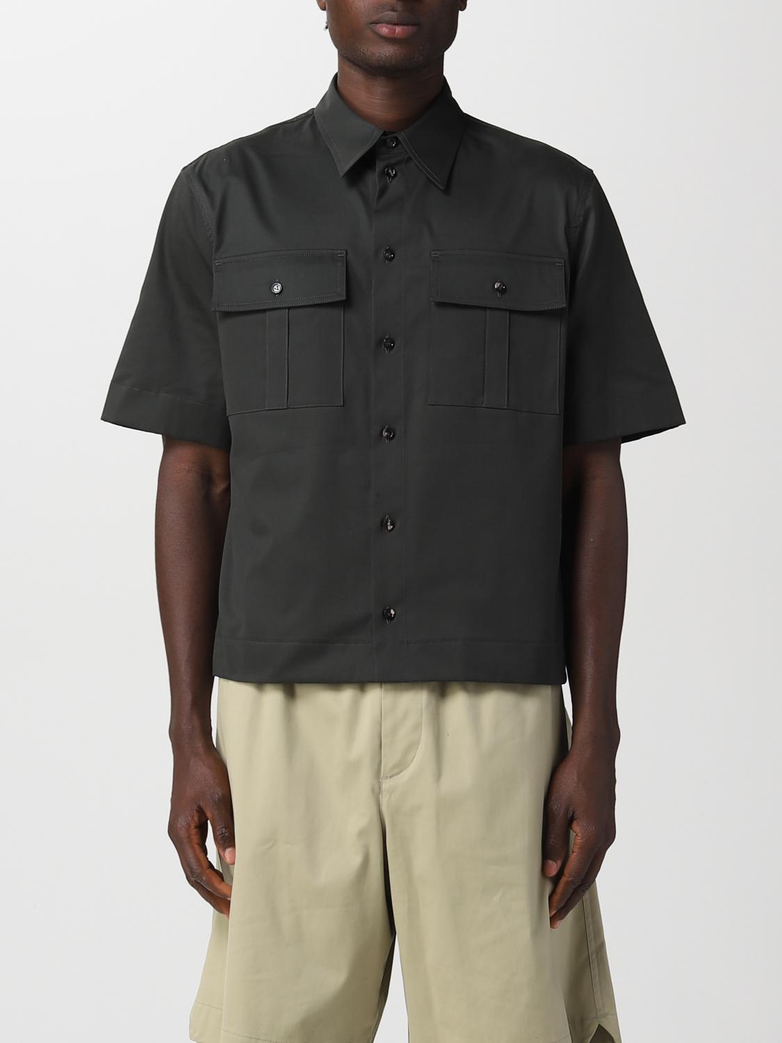 BOTTEGA VENETA 衬衫: 衬衫 男士 Bottega Veneta, 黑色 - Img 1