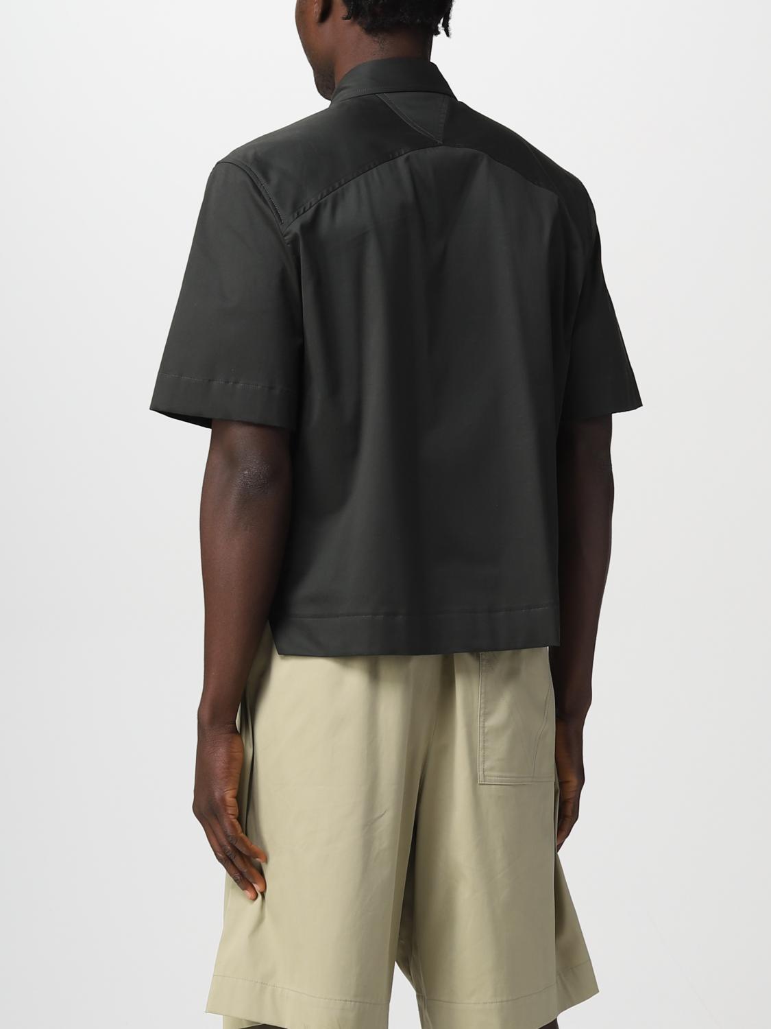 BOTTEGA VENETA 衬衫: 衬衫 男士 Bottega Veneta, 黑色 - Img 3