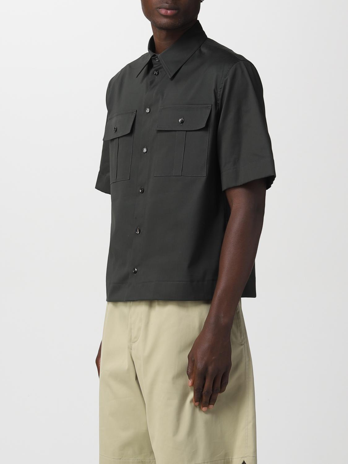 BOTTEGA VENETA 衬衫: 衬衫 男士 Bottega Veneta, 黑色 - Img 4