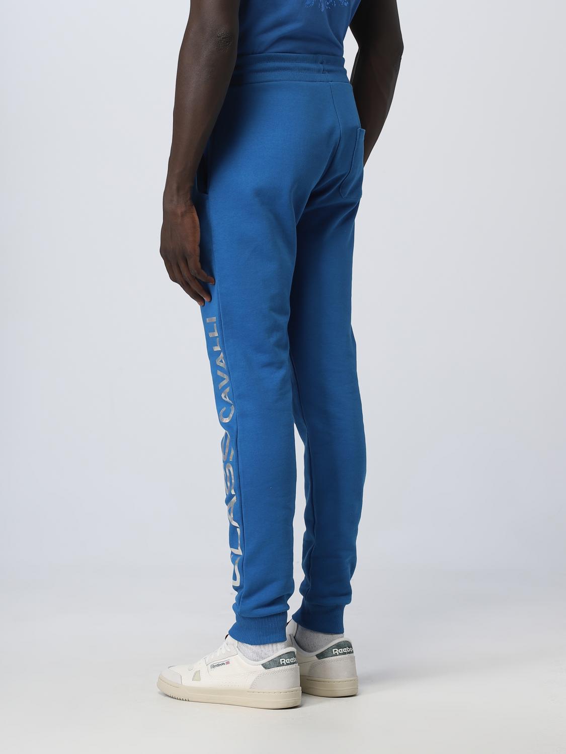 CLASS ROBERTO CAVALLI パンツ: パンツ メンズ Class Roberto Cavalli, ブルー - Img 2