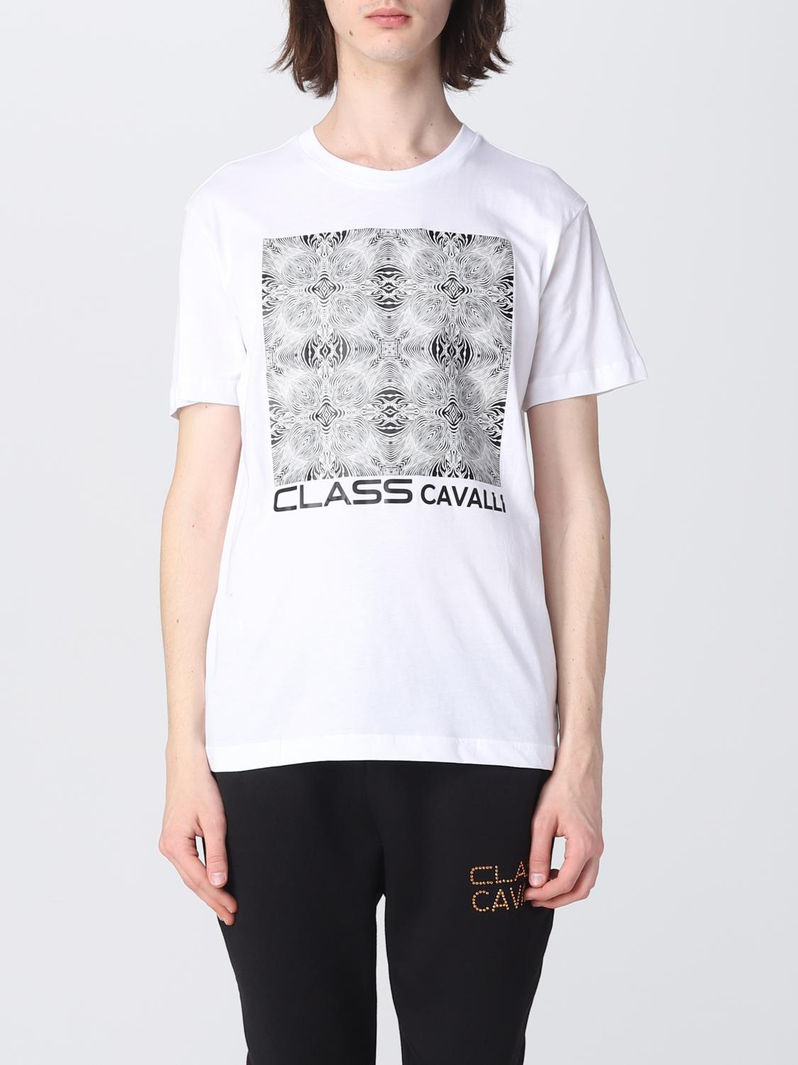 CLASS ROBERTO CAVALLI CAMISETA: Camiseta hombre Class Roberto Cavalli, Blanco - Img 1