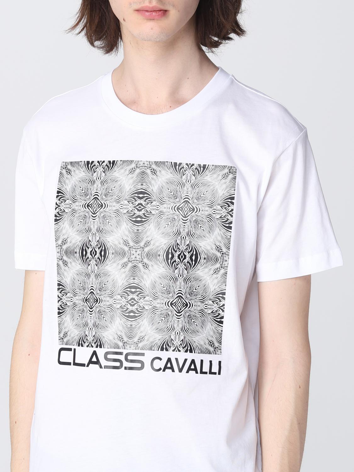 CLASS ROBERTO CAVALLI CAMISETA: Camiseta hombre Class Roberto Cavalli, Blanco - Img 3
