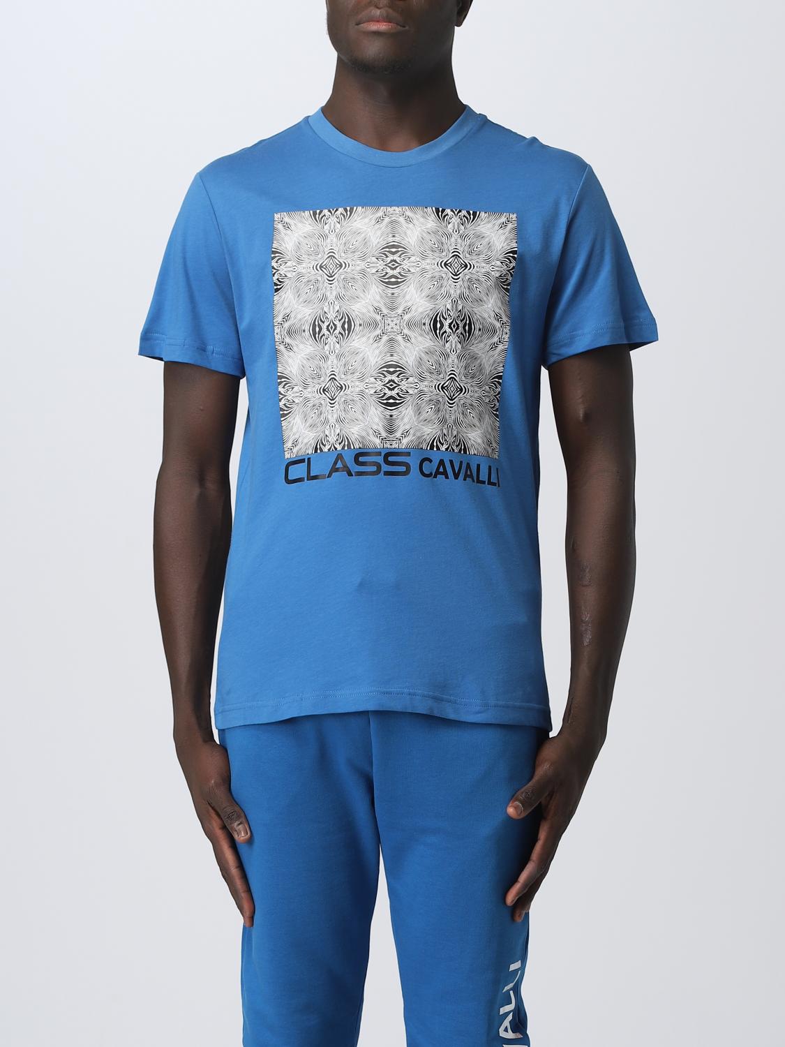 CLASS ROBERTO CAVALLI CAMISETA: Camiseta hombre Class Roberto Cavalli, Azul Oscuro - Img 1