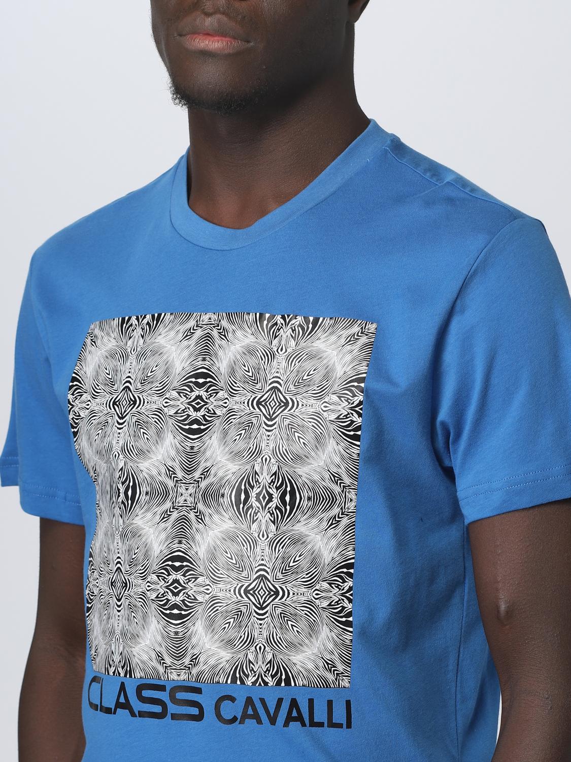 CLASS ROBERTO CAVALLI CAMISETA: Camiseta hombre Class Roberto Cavalli, Azul Oscuro - Img 3