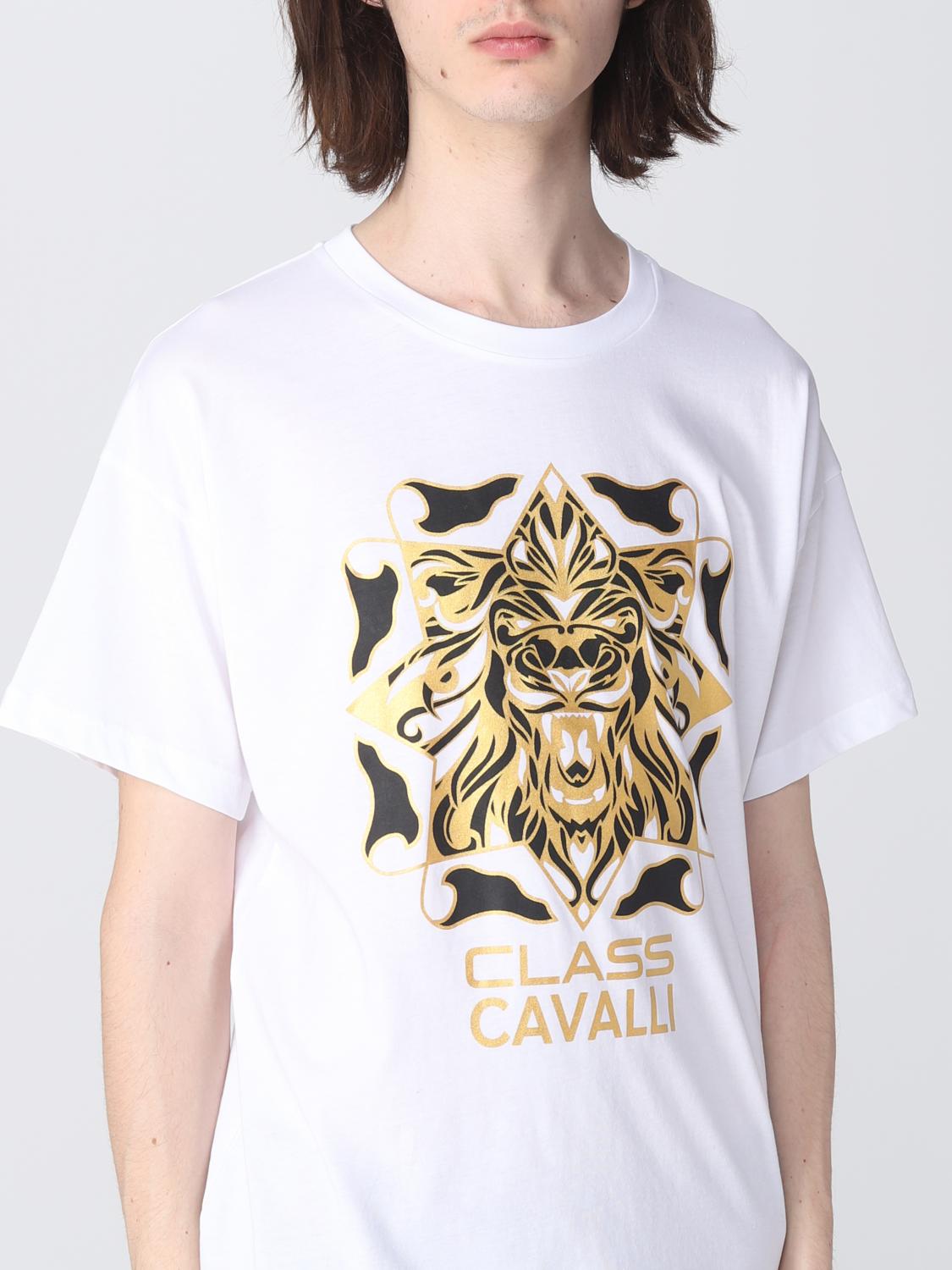 CLASS ROBERTO CAVALLI T-SHIRT: T-shirt men Class Roberto Cavalli, White - Img 3