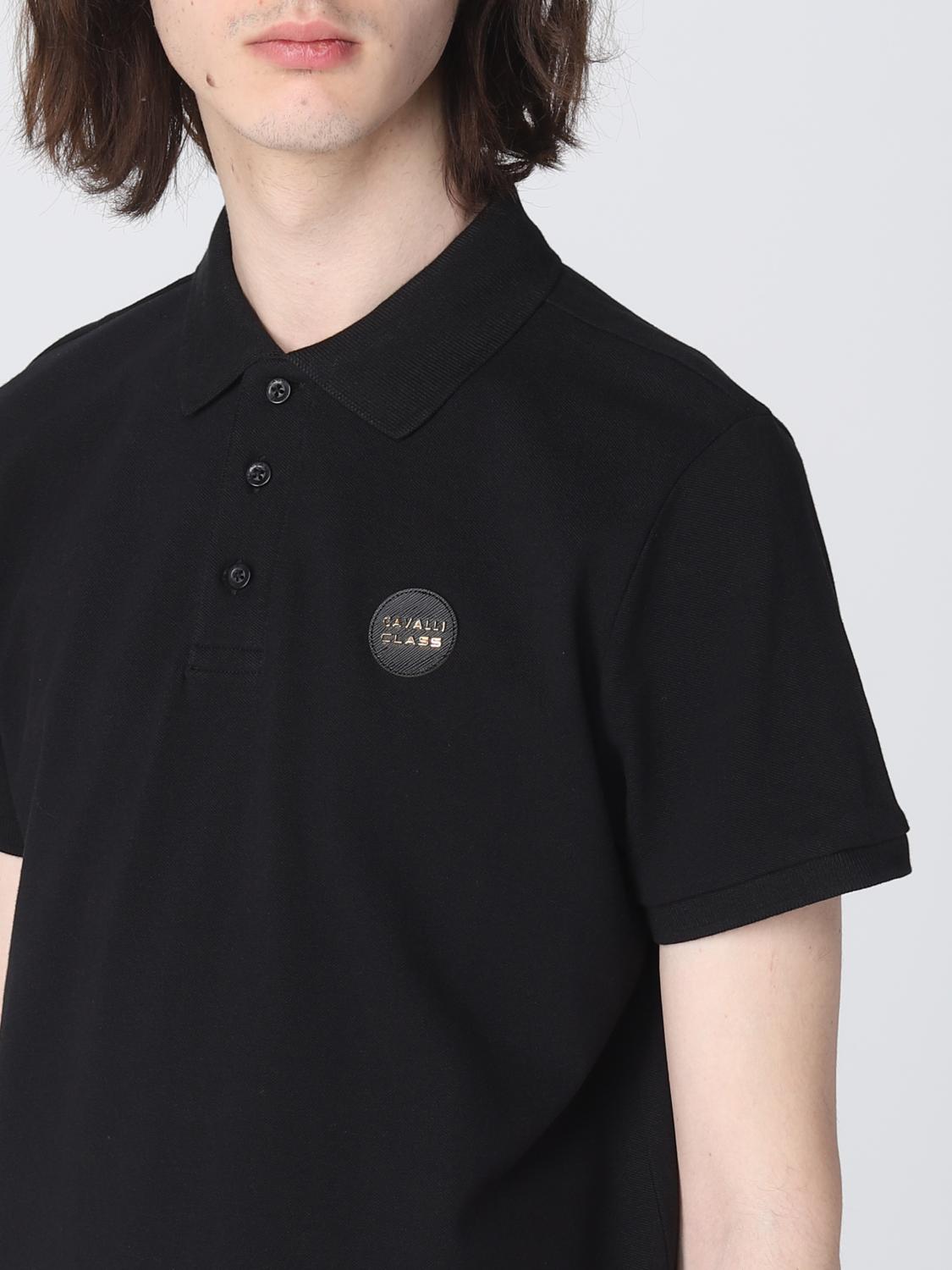 CLASS ROBERTO CAVALLI POLO: Polo hombre Class Roberto Cavalli, Negro - Img 3