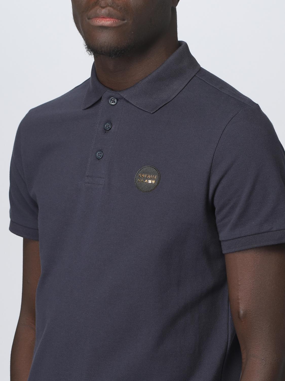 CLASS ROBERTO CAVALLI POLO: Polo hombre Class Roberto Cavalli, Azul Oscuro - Img 3