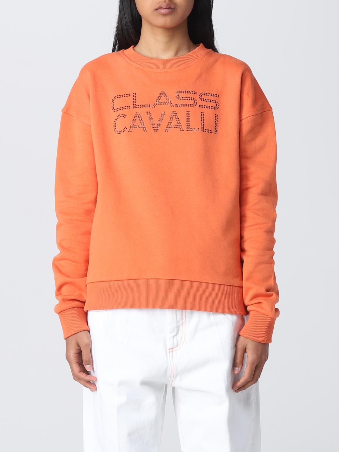 CLASS ROBERTO CAVALLI SUDADERA: Sudadera mujer Class Roberto Cavalli, Naranja - Img 1