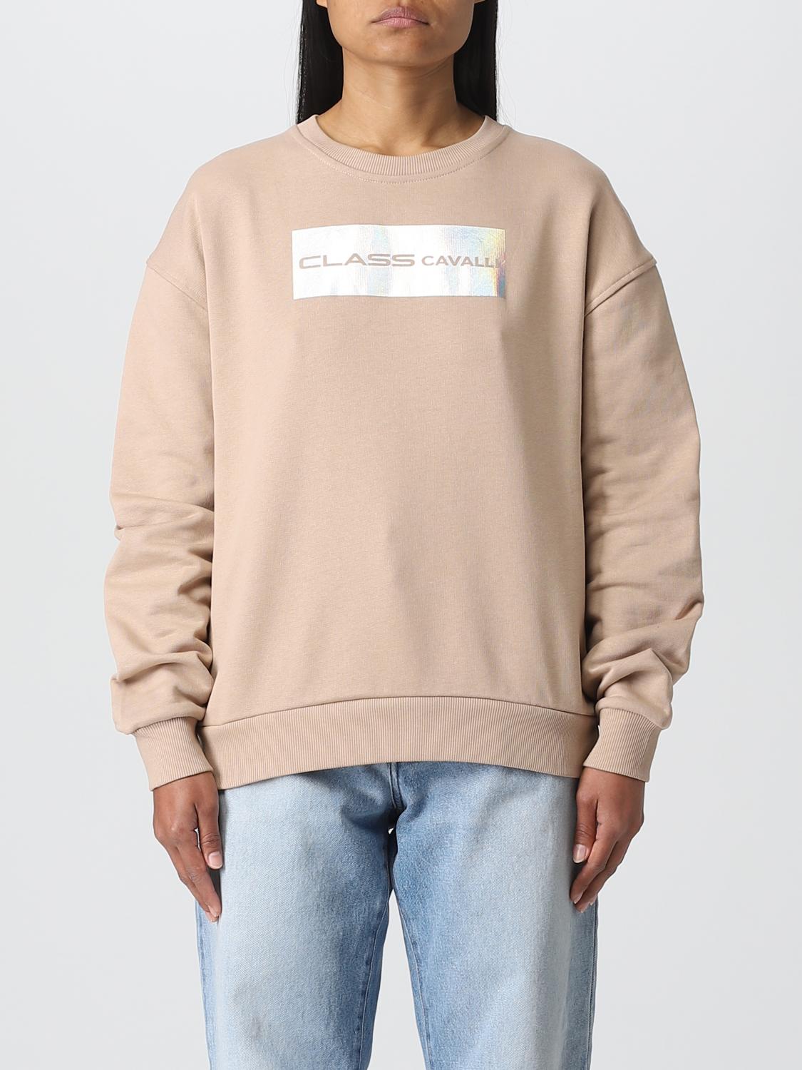 CLASS ROBERTO CAVALLI SUDADERA: Sudadera mujer Class Roberto Cavalli, Marrón - Img 1