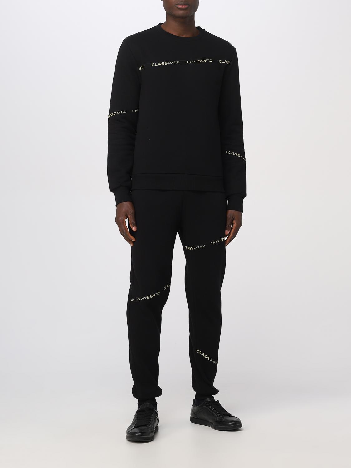 Class Roberto Cavalli Sweatshirt men - Black | PXT66A-CF010