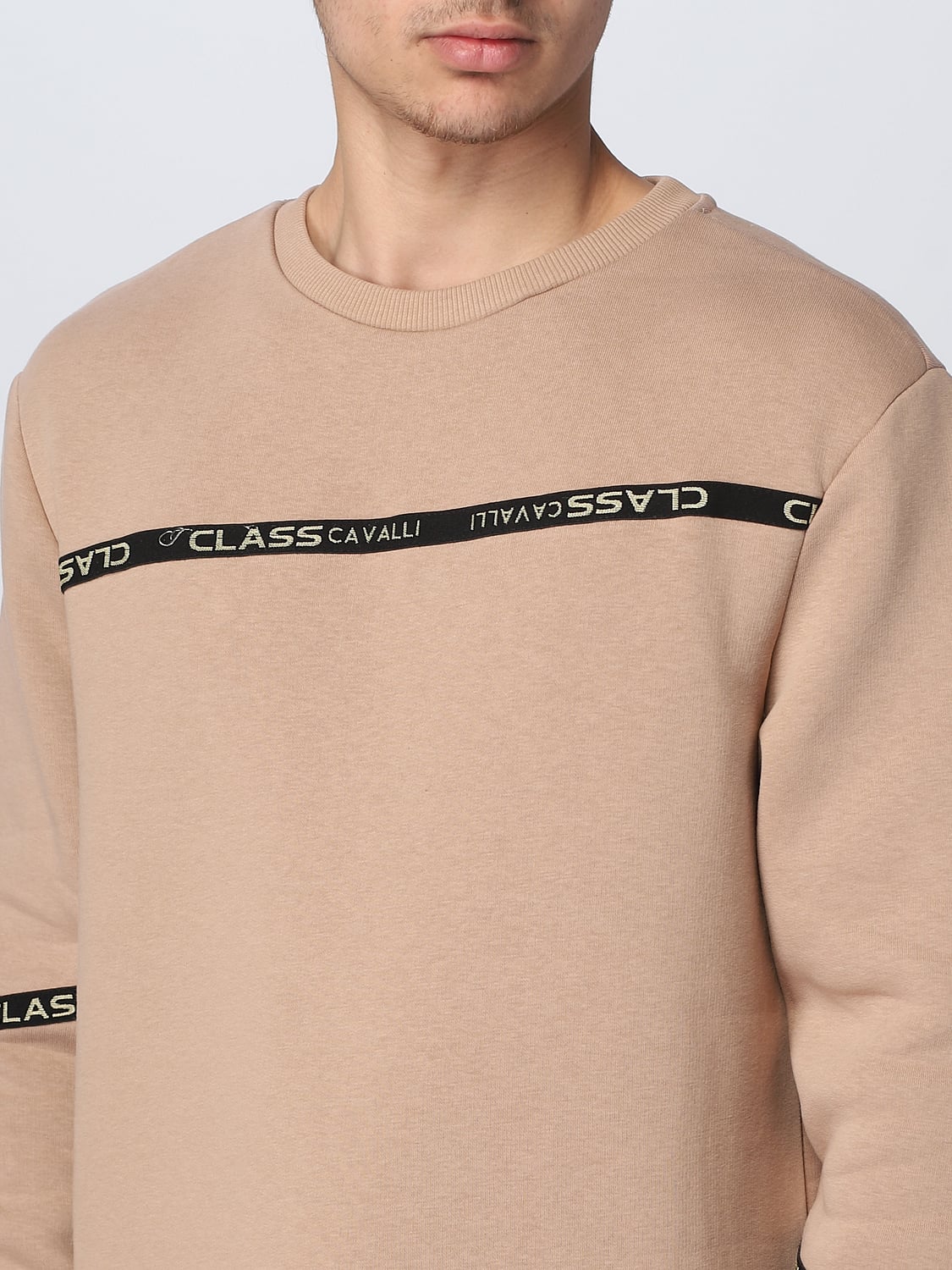 CLASS ROBERTO CAVALLI SWEATSHIRT: Sweatshirt homme Class Roberto Cavalli, Marron - Img 4