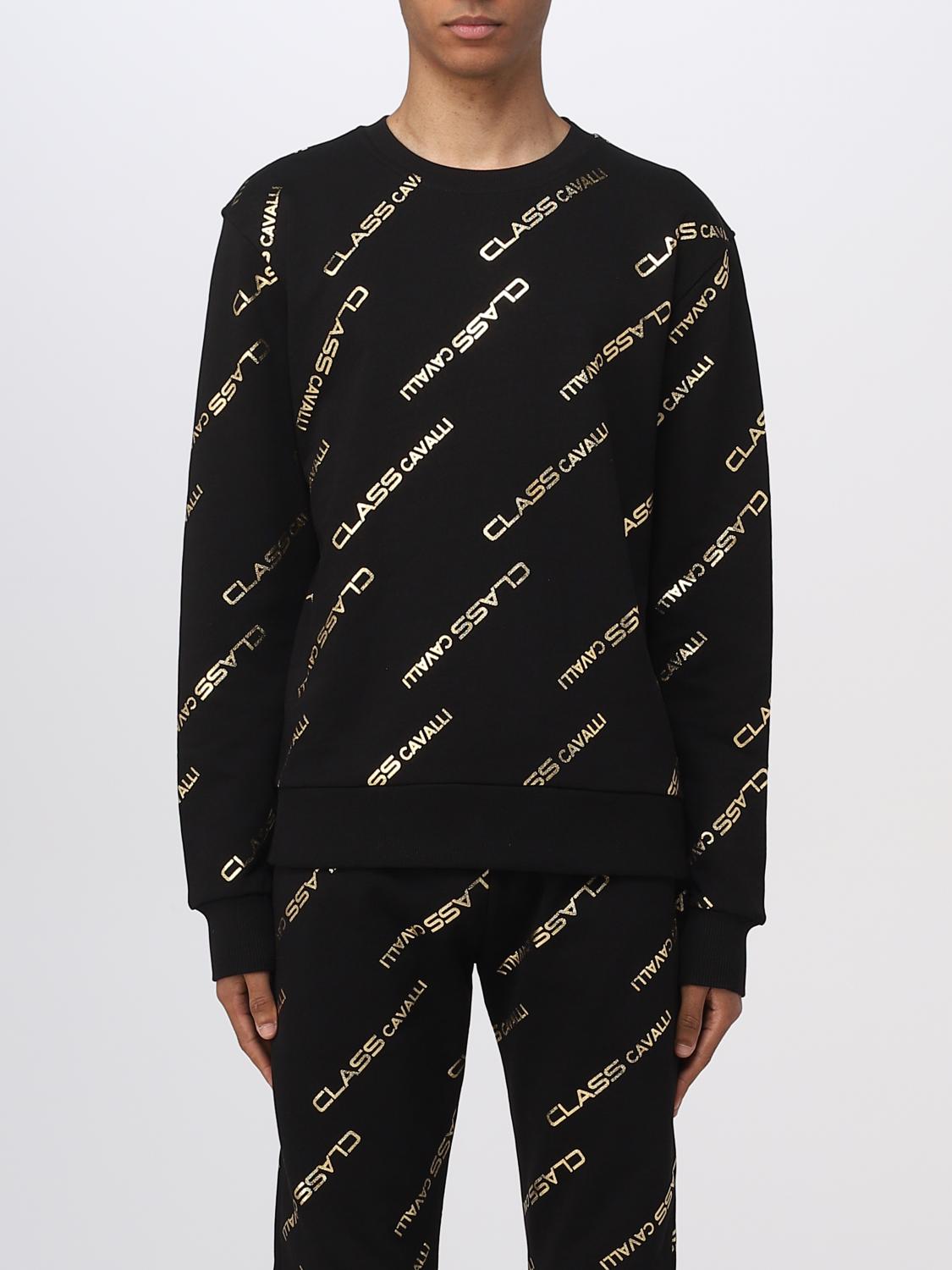 Class Roberto Cavalli Sweatshirt men - Black | PXT66E-5O002