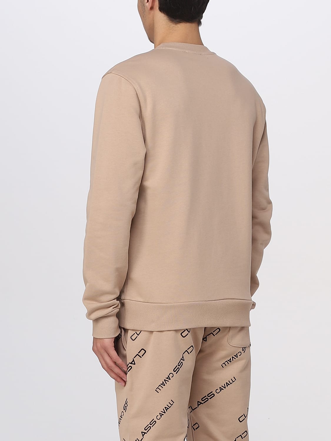 CLASS ROBERTO CAVALLI FELPA: Felpa Class Roberto Cavalli in cotone, Marrone - Img 2