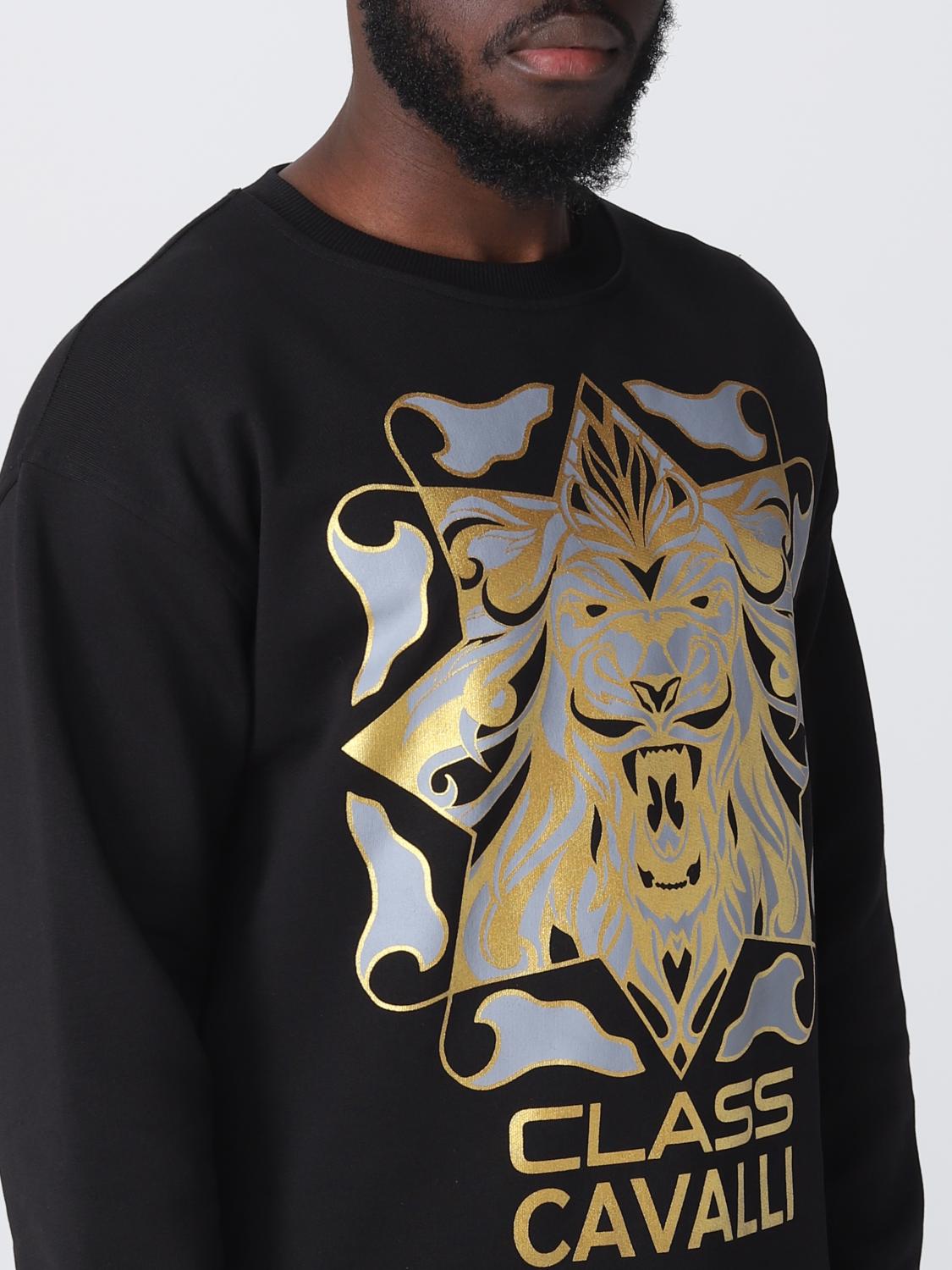 CLASS ROBERTO CAVALLI SUDADERA: Sudadera hombre Class Roberto Cavalli, Negro - Img 3