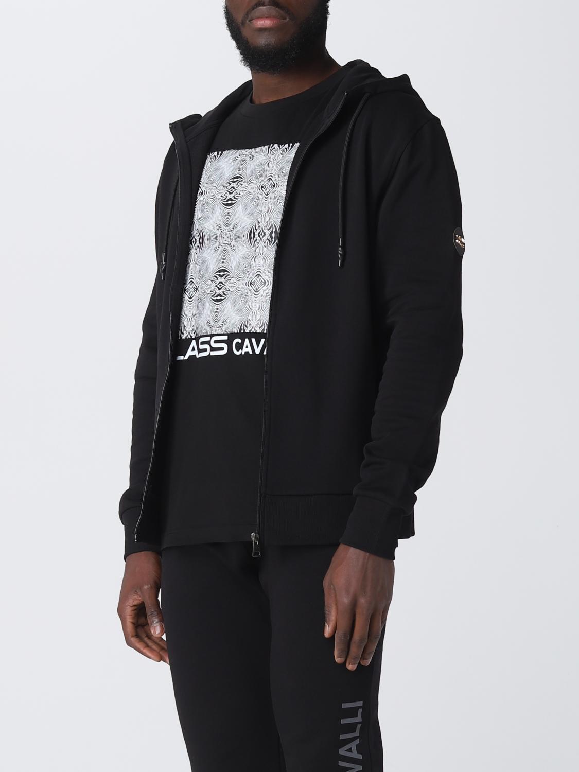 CLASS ROBERTO CAVALLI SUDADERA: Sudadera hombre Class Roberto Cavalli, Negro - Img 3