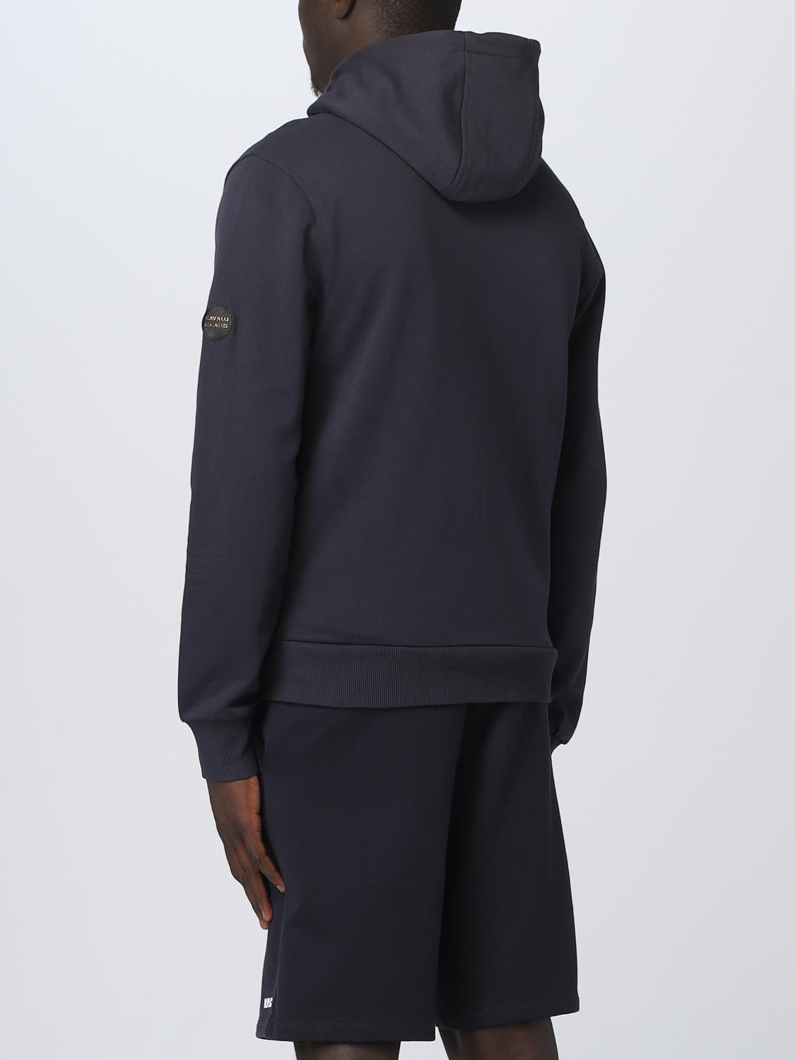 CLASS ROBERTO CAVALLI SUDADERA: Sudadera hombre Class Roberto Cavalli, Azul Oscuro - Img 2