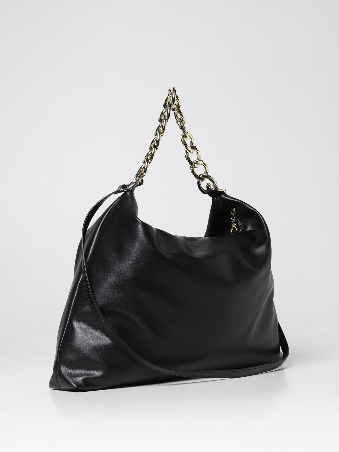 PATRIZIA PEPE BORSA A SPALLA: Borsa Patrizia Pepe in nappa sintetica, Oro - Img 2