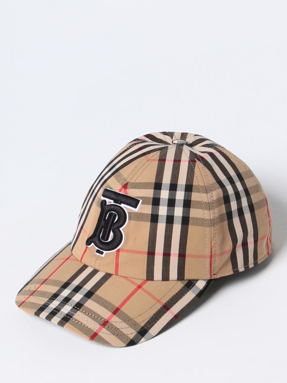 BURBERRY: Hat men Beige Burberry hat 8068032 online at